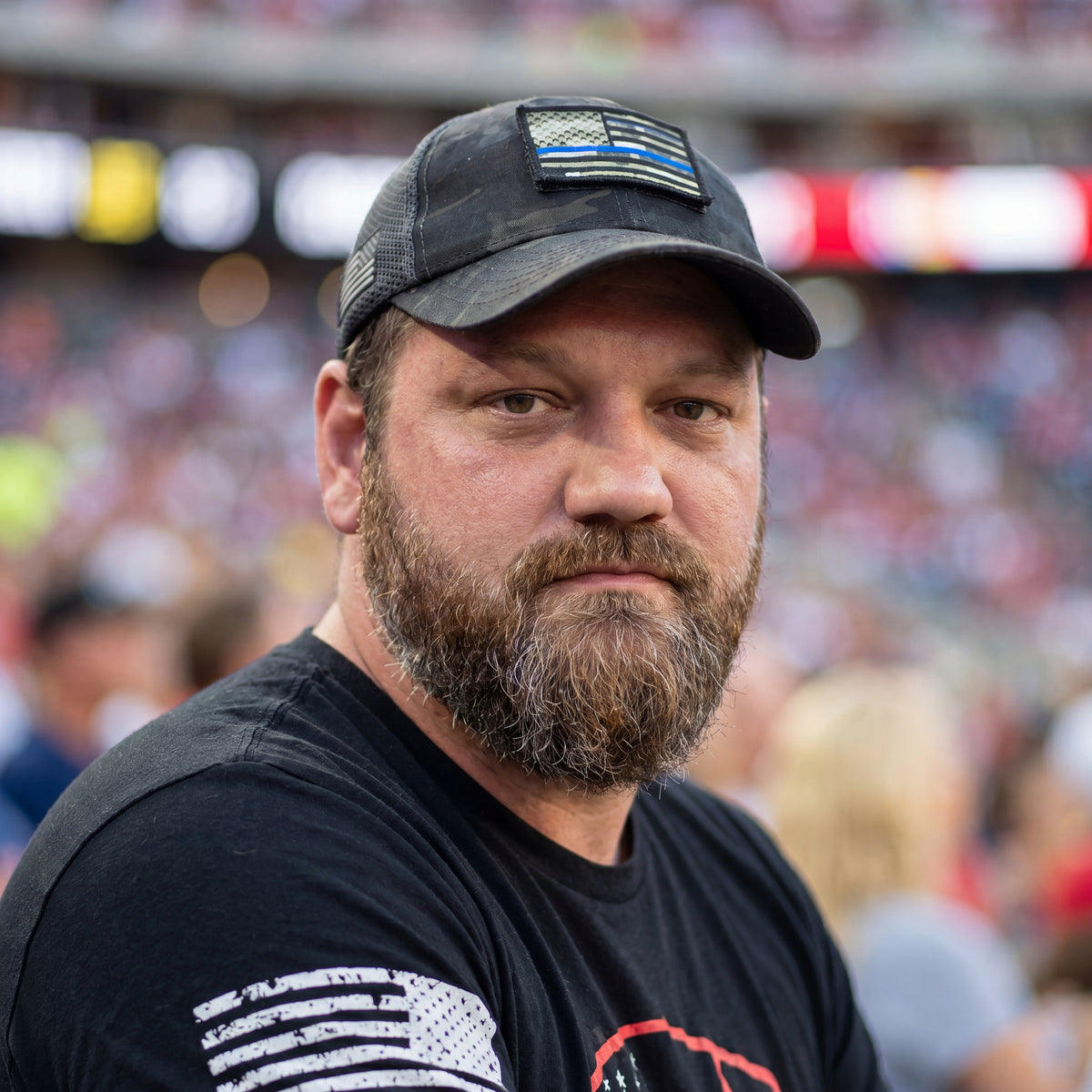 Veteran testimonial portrait