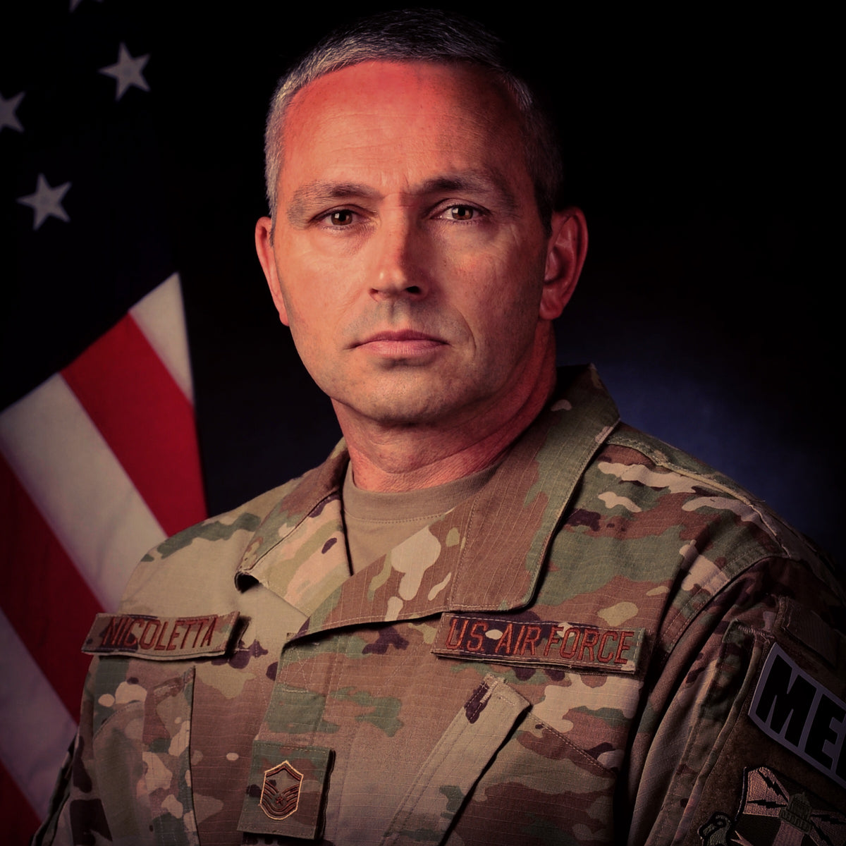 Veteran testimonial portrait