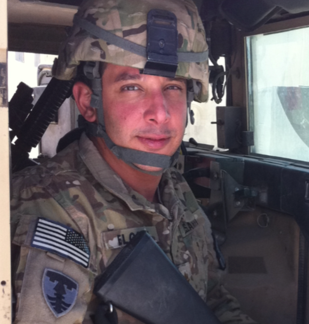 Veteran testimonial portrait